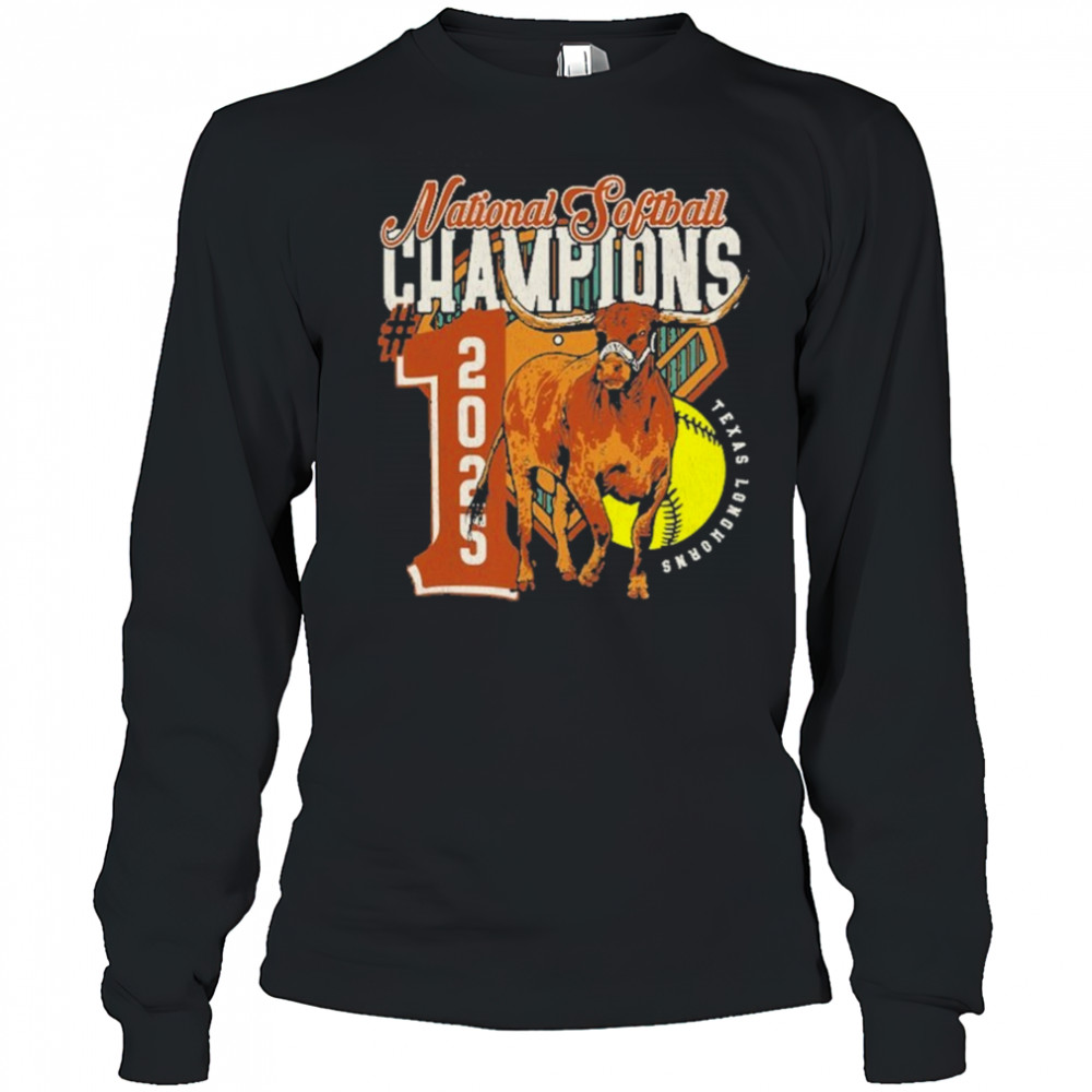 Texas Longhorns 2025 NCAA Softball Women’s College World Series Champions Number One T-Shirt Long Sleeved