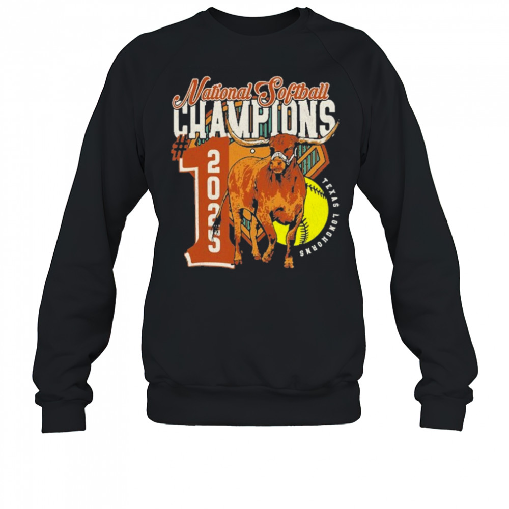 Texas Longhorns 2025 NCAA Softball Women’s College World Series Champions Number One T-Shirt Sweatshirt