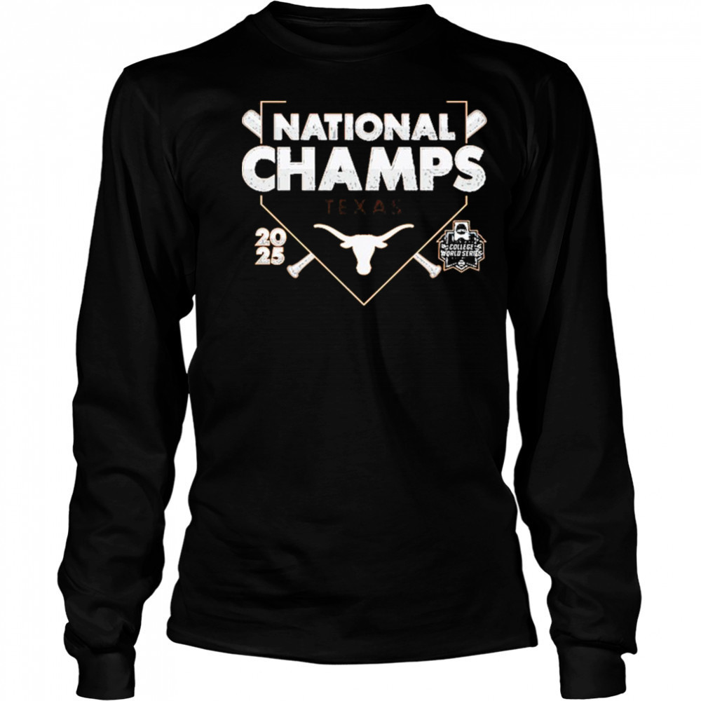 Texas Orange Texas Longhorns 2025 NCAA Softball Women’s College World Series ChampionsT-Shirt Long Sleeved