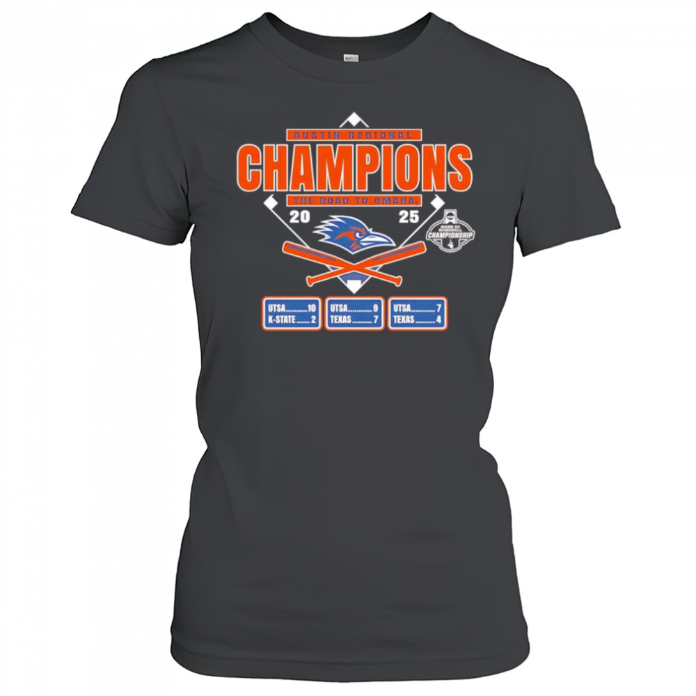 Texas San Antonio Baseball 2025 Austin Regional Champions shirt Women's T-shirt