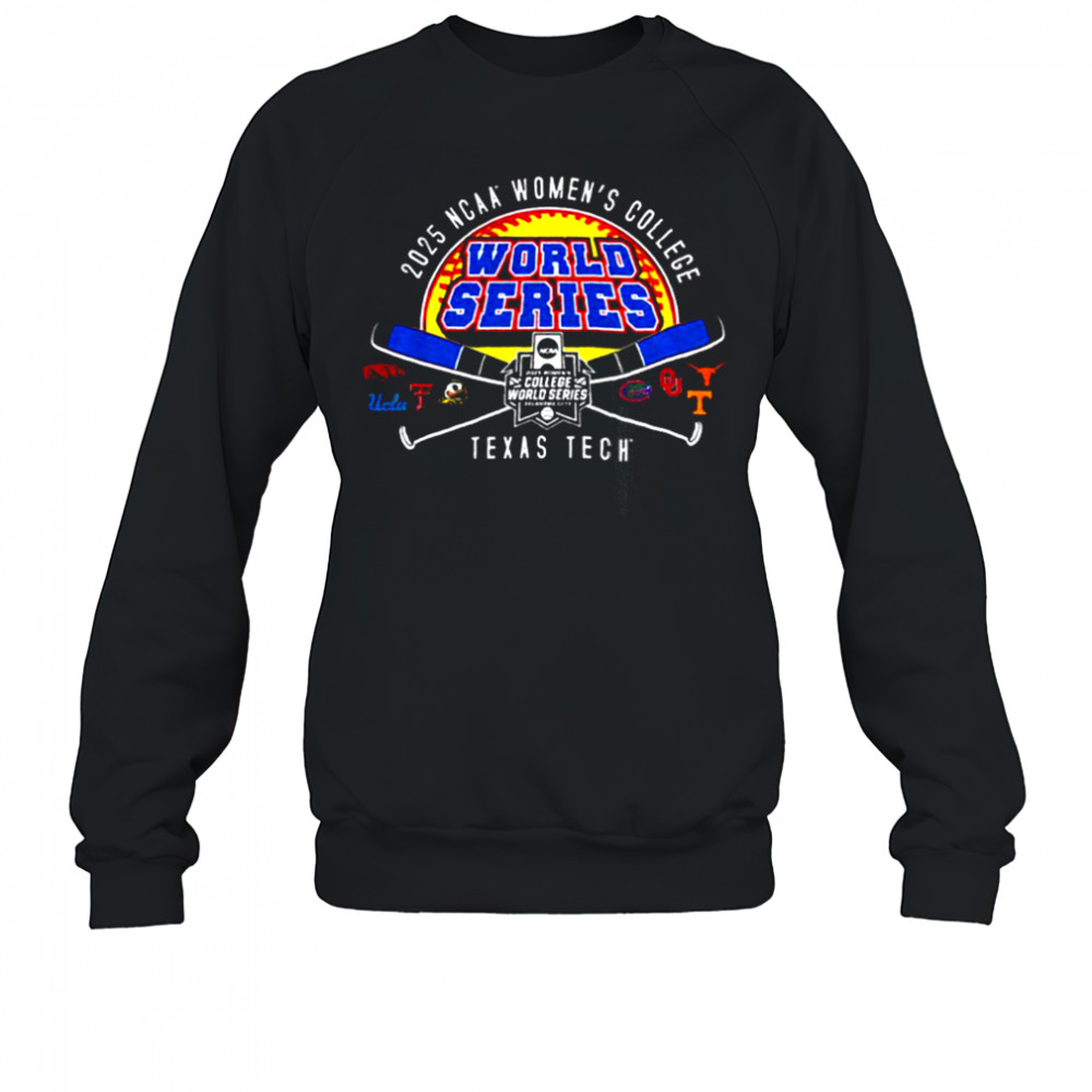 Texas Tech 2025 Softball College World Series Cross Bats shirt Sweatshirt