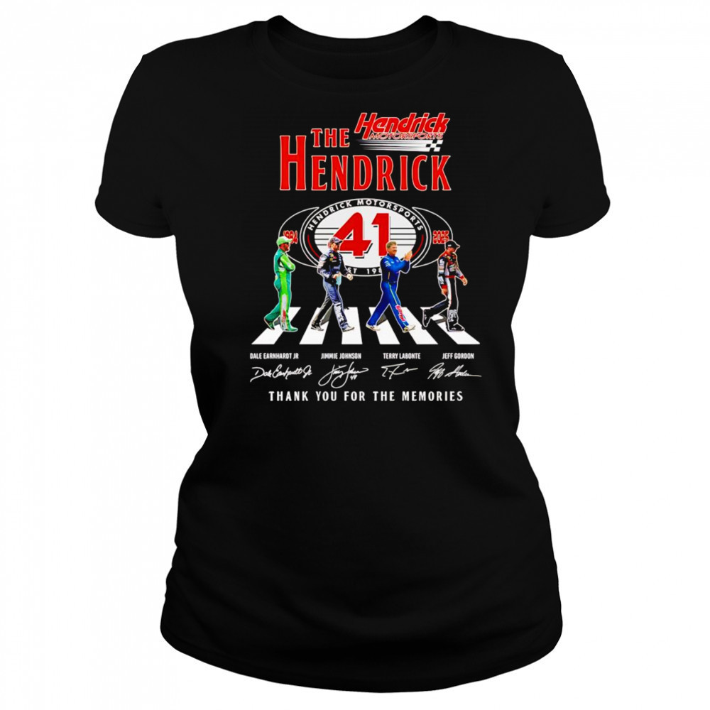 The Hendrick Abbey Road thank you for the memories shirt Women's T-shirt