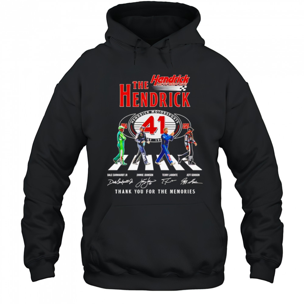 The Hendrick Abbey Road thank you for the memories shirt Hoodie