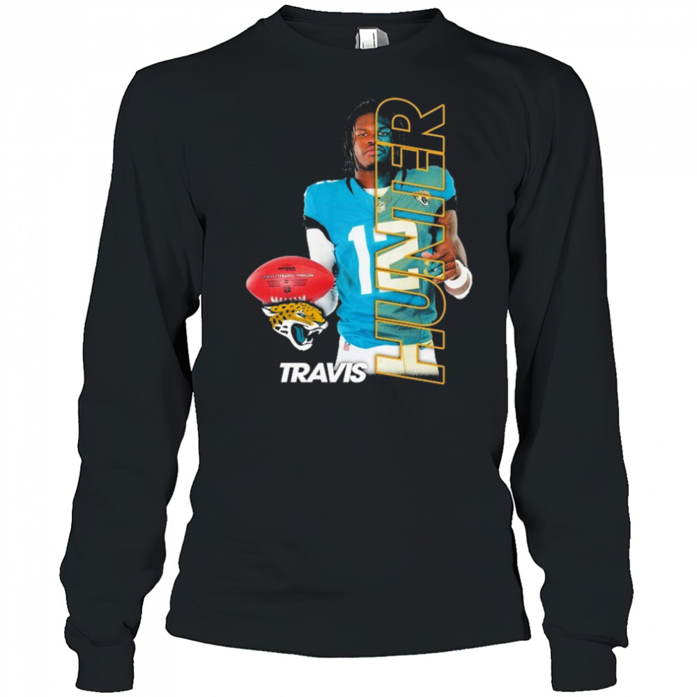 Travis Hunter Jacksonville Jaguars NFL player 2025 shirt Long Sleeved