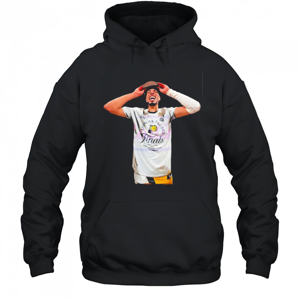 Tyrese Haliburton Indiana Pacers 2025 Finals celebration shirt Hoodie