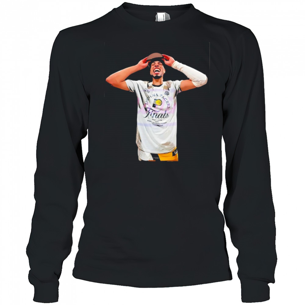 Tyrese Haliburton Indiana Pacers 2025 Finals celebration shirt Long Sleeved