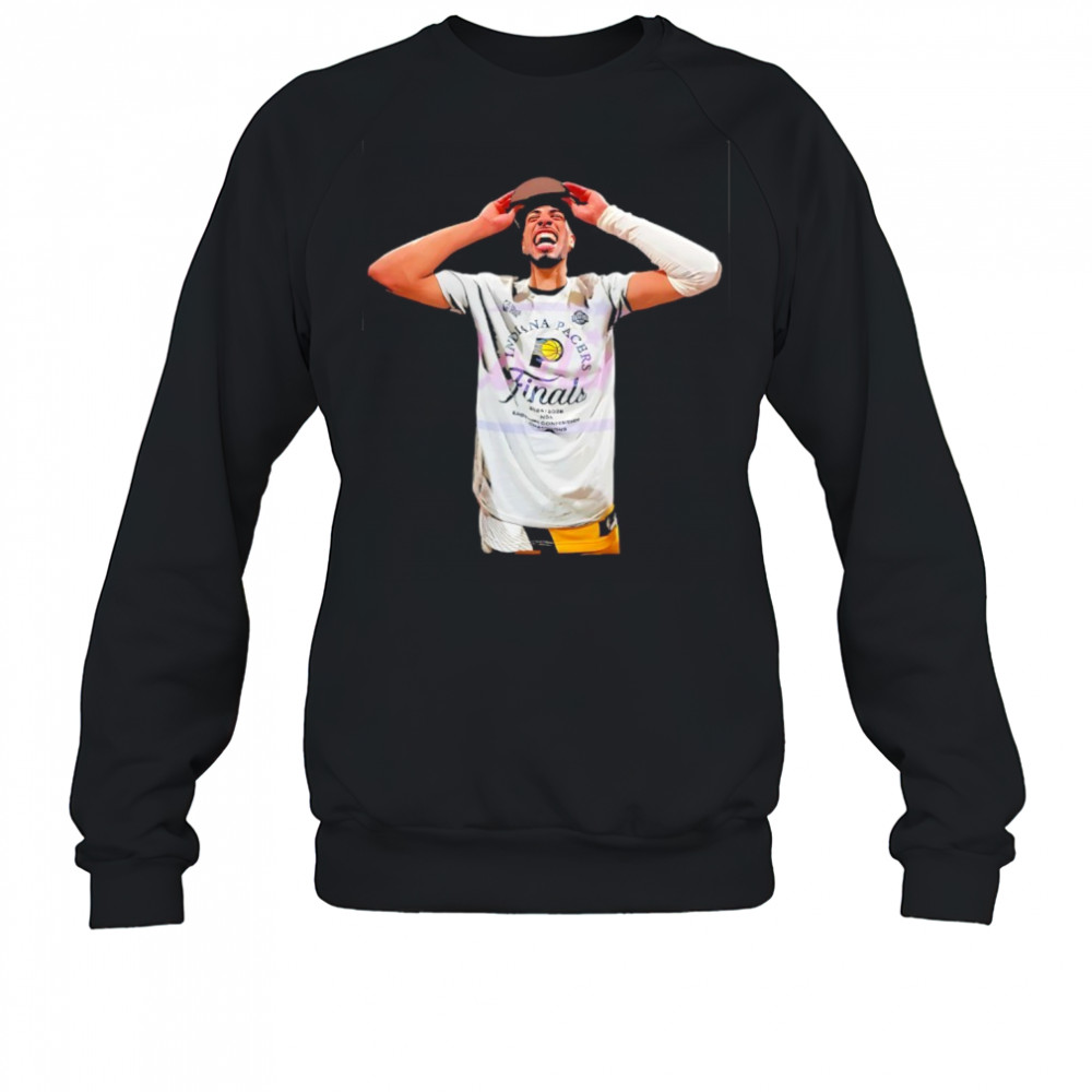 Tyrese Haliburton Indiana Pacers 2025 Finals celebration shirt Sweatshirt