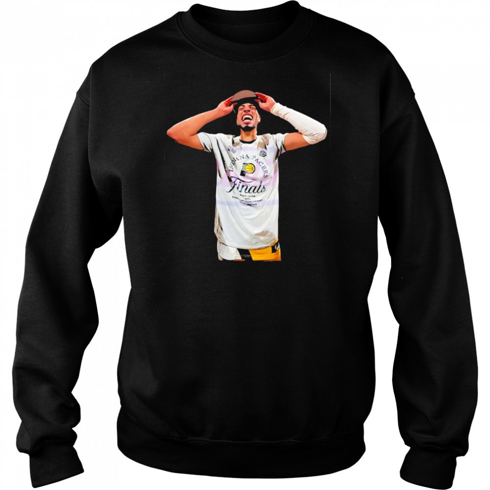 Tyrese Haliburton Indiana Pacers 2025 Finals celebration shirt Hoodie