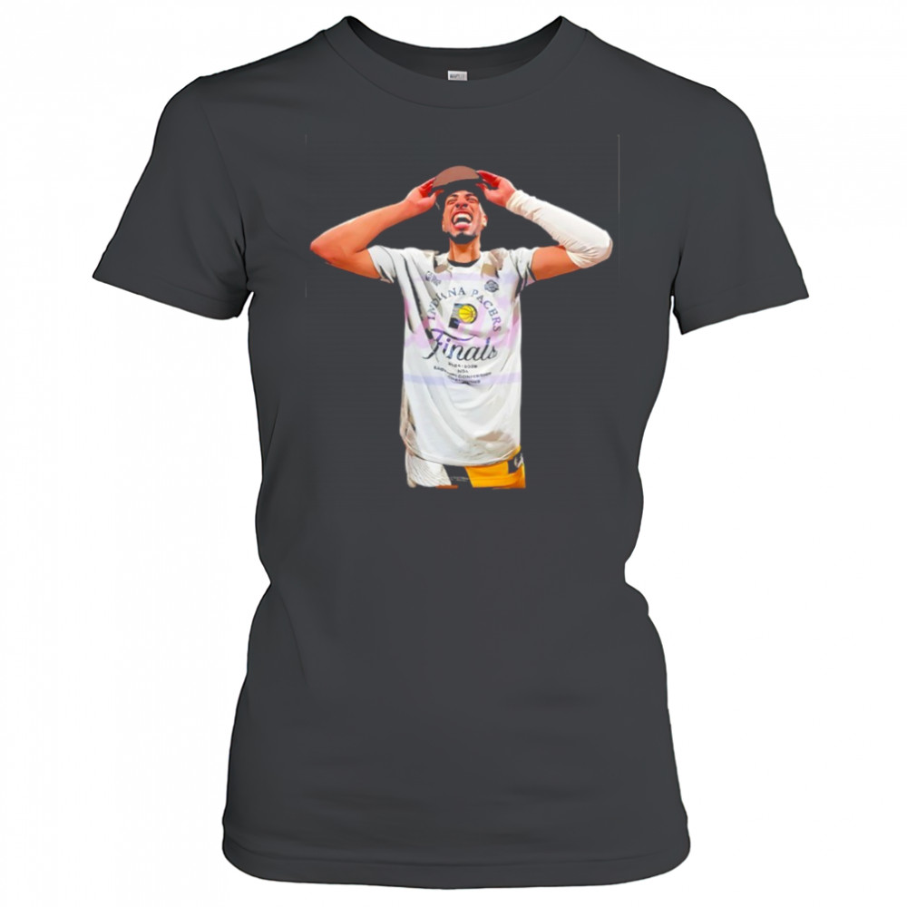 Tyrese Haliburton Indiana Pacers 2025 Finals celebration shirt Women's T-shirt