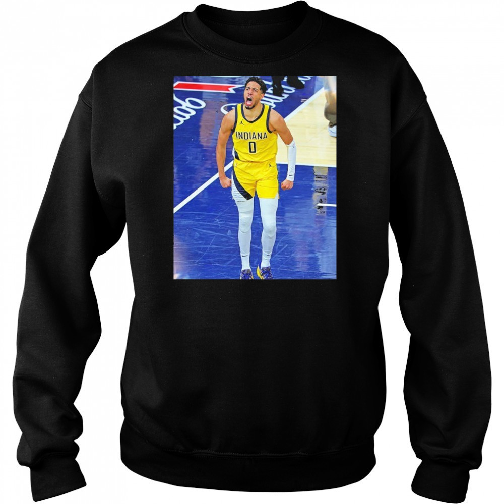 Tyrese Haliburton Indiana Pacers Game Frames T-Shirt Hoodie