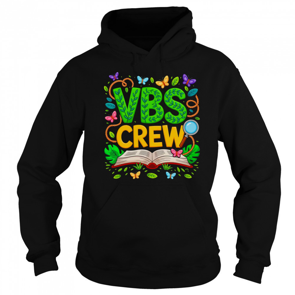 VBS Crew Camp Youth 2025 Magnified Insects Adventure Squad shirt Sweatshirt