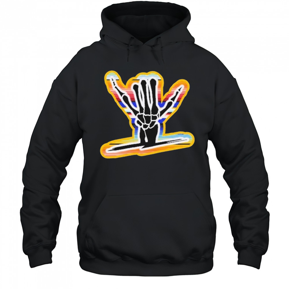 Viva La Shred Skeleton T-shirt Hoodie