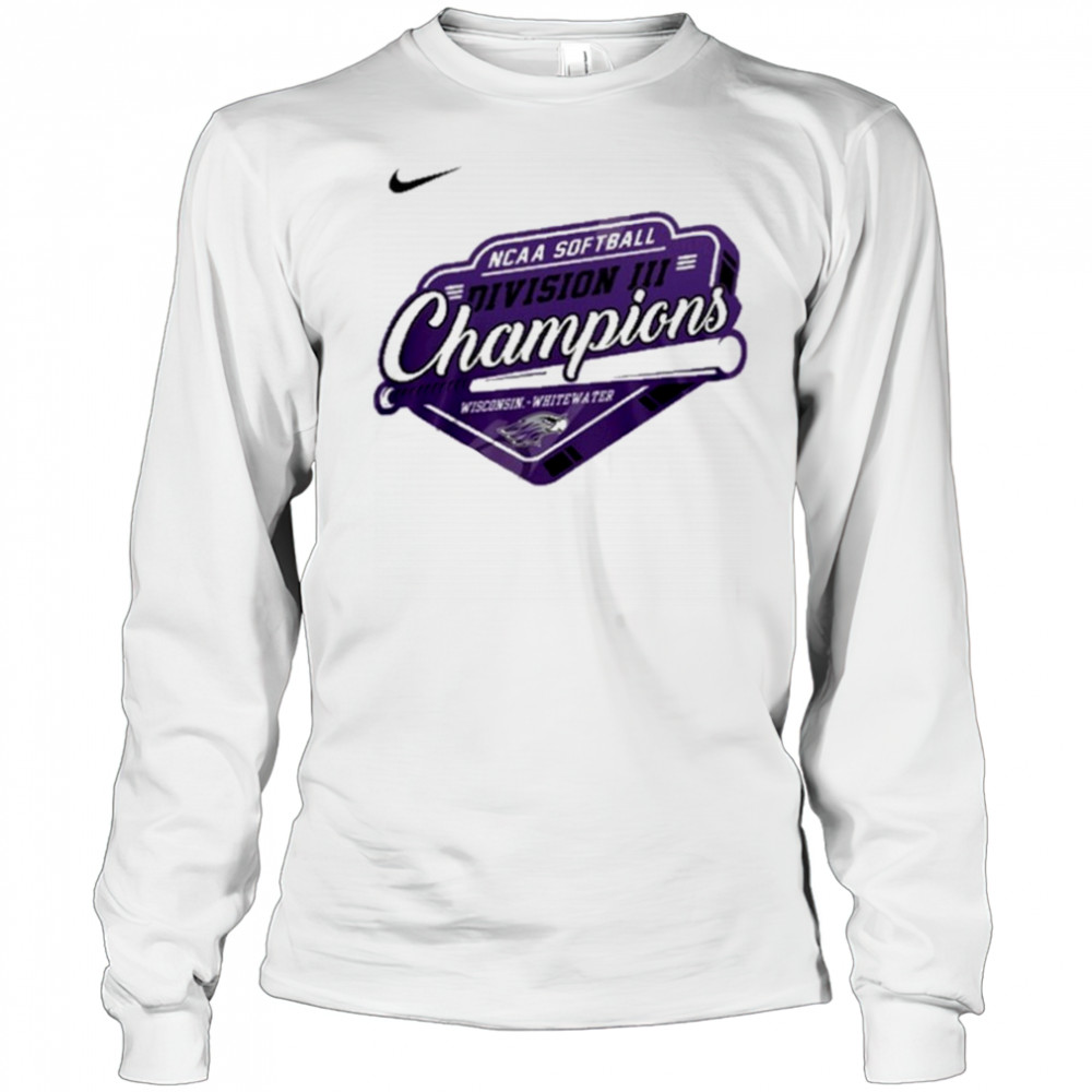Wisconsin-Whitewater Warhawks NCAA Softball Champions 2025 shirt Long Sleeved