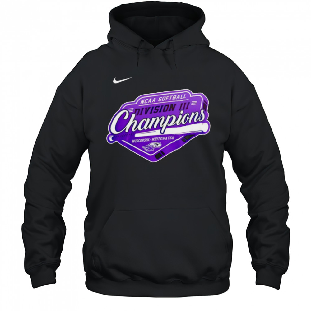 Wisconsin Whitewater Warhawks Softball NCAA Division III 2025 Champions shirt Hoodie