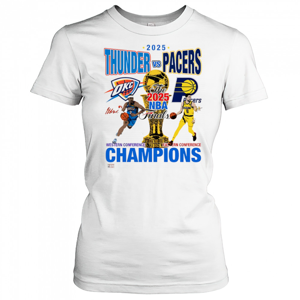 2025 Thunder vs Pacers NBA Finals shirt Women's T-shirt