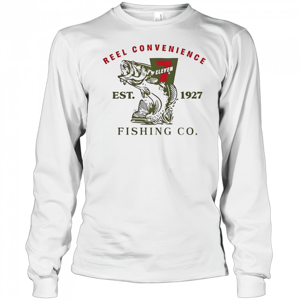 7 Eleven Reel Convenience Fishing Co Est 1927 T-Shirt Long Sleeved