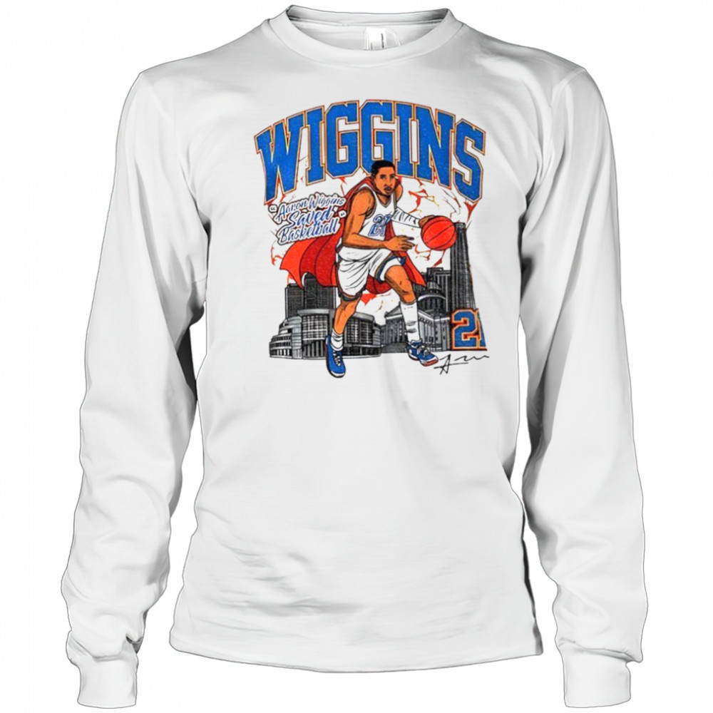 Aaron Wiggins #21 Superhero Saved Basketball signature shirt Long Sleeved