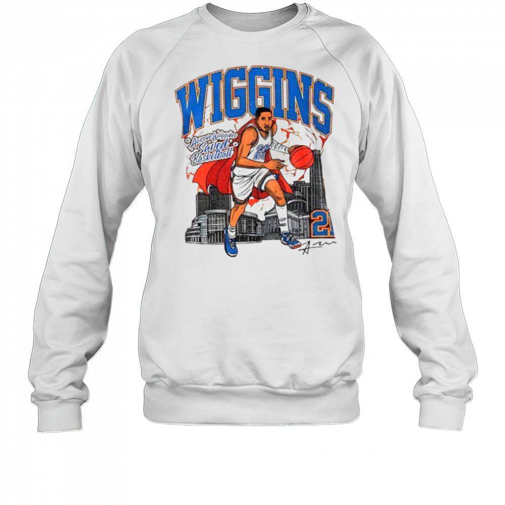 Aaron Wiggins #21 Superhero Saved Basketball signature shirt Sweatshirt