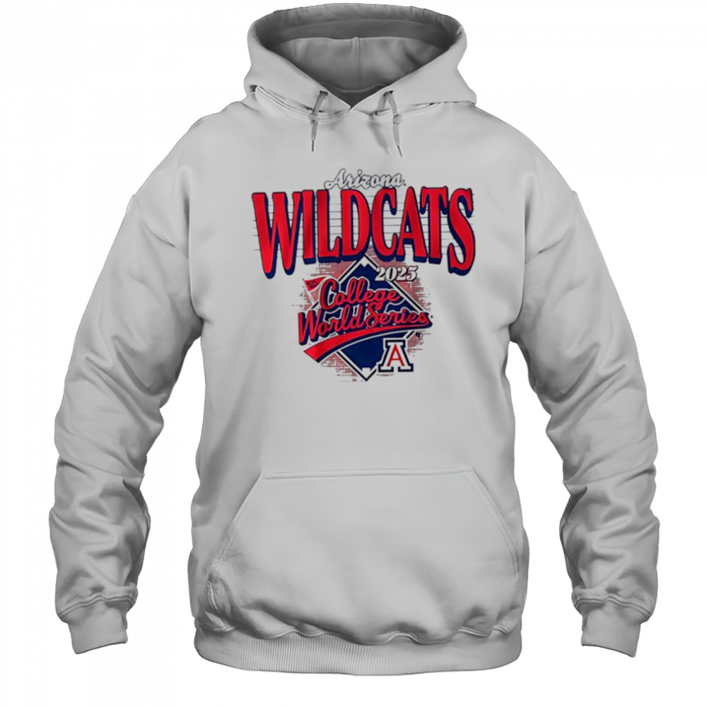 Arizona Wildcats Baseball 2025 College World Series shirt Hoodie