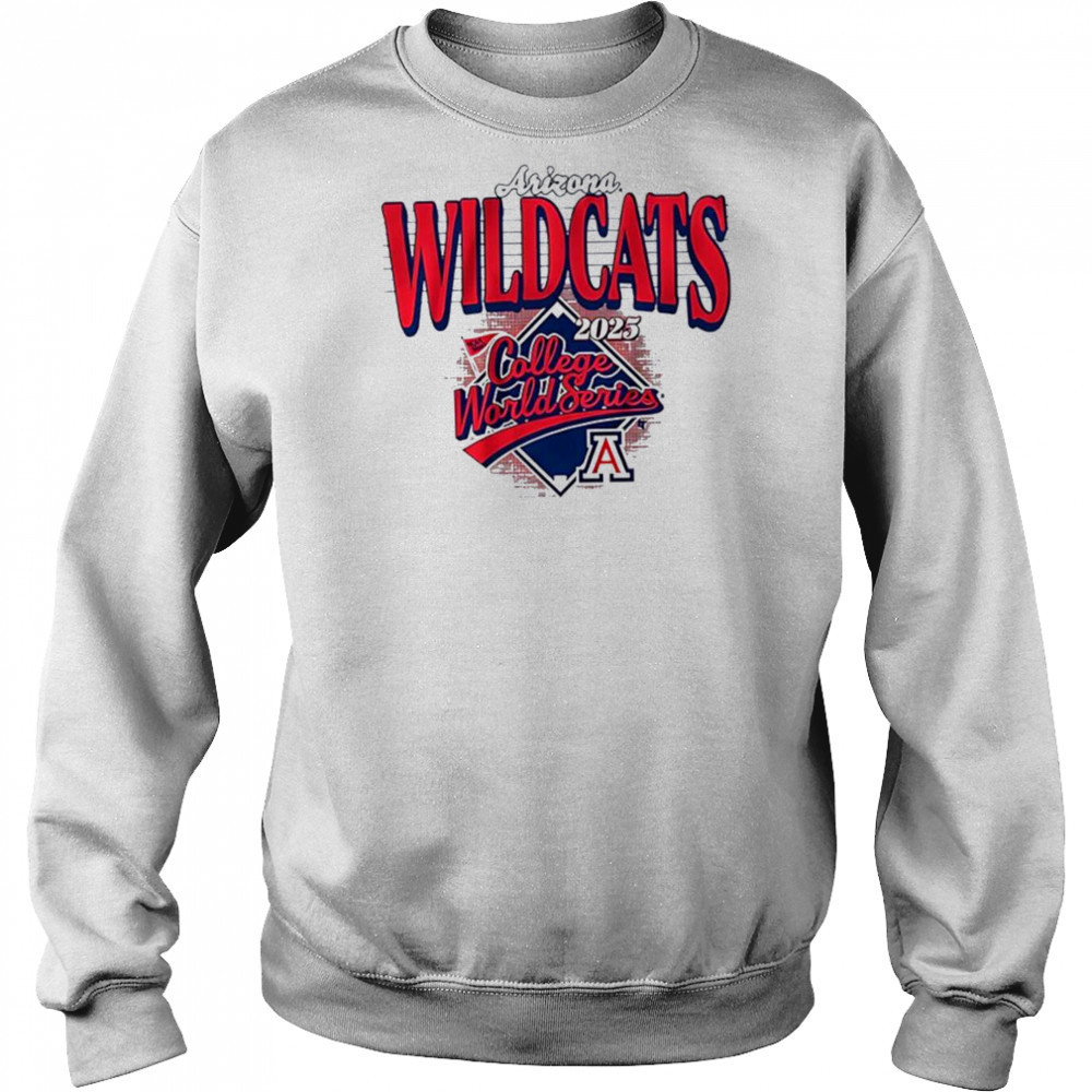 Arizona Wildcats Baseball 2025 College World Series shirt Hoodie