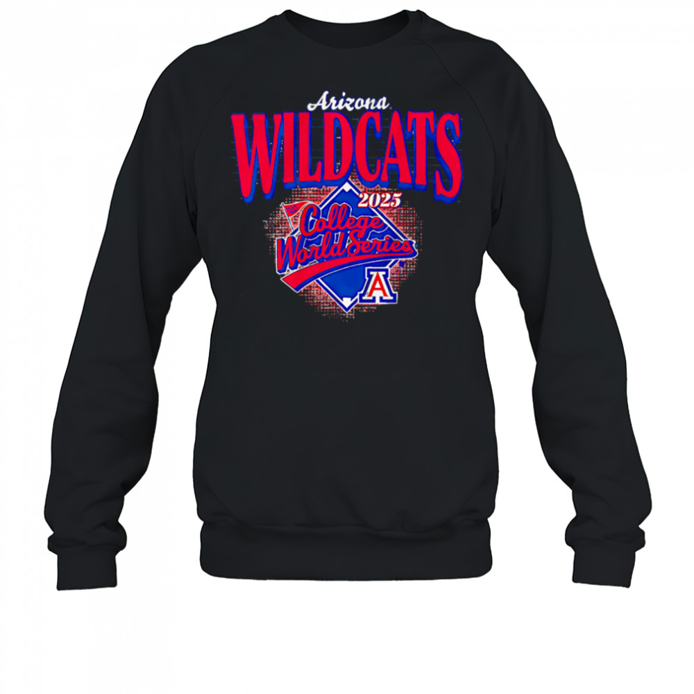 Arizona Wildcats Baseball Baseball 2025 College World Series shirt Sweatshirt