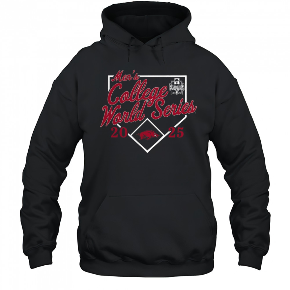 Arkansas Razorbacks 2025 NCAA Baseball Men’s College World Series Bullpen Ace Shirt Hoodie