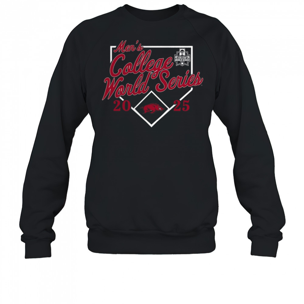Arkansas Razorbacks 2025 NCAA Baseball Men’s College World Series Bullpen Ace Shirt Sweatshirt