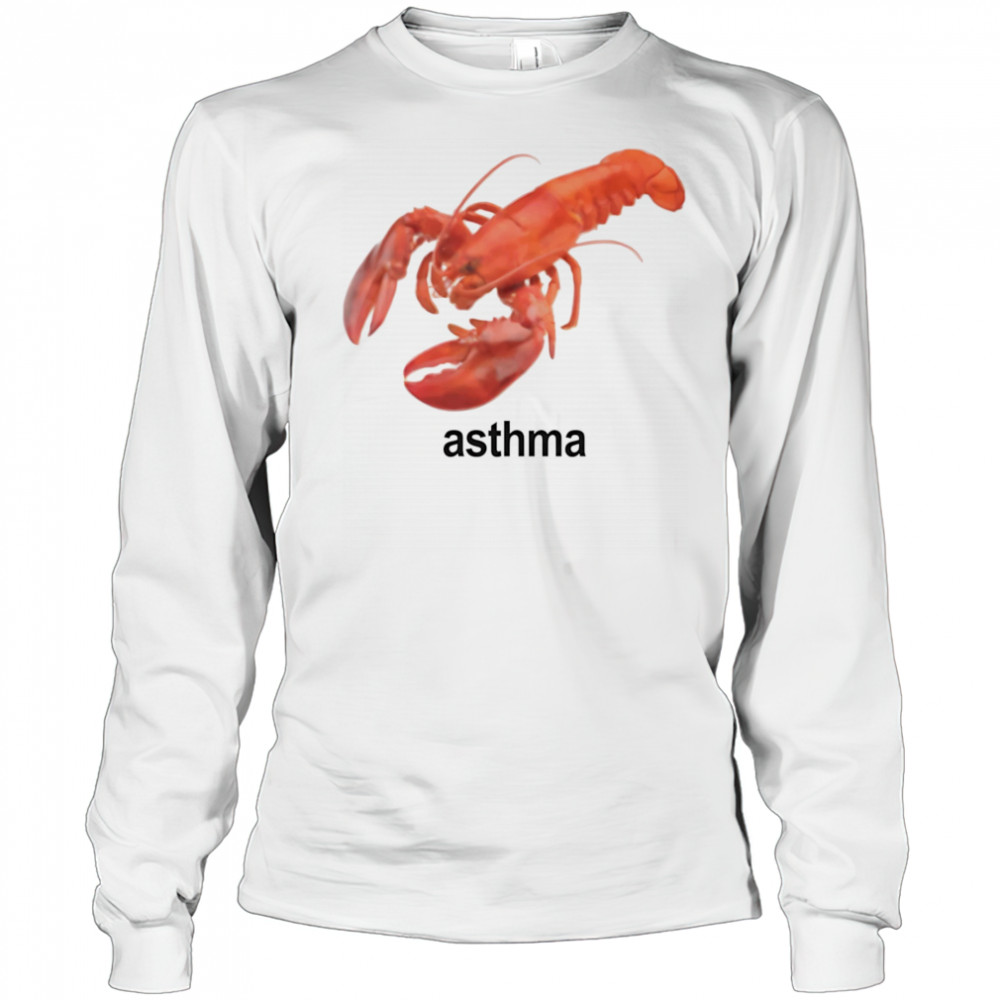 Asthma shrimp shirt Long Sleeved
