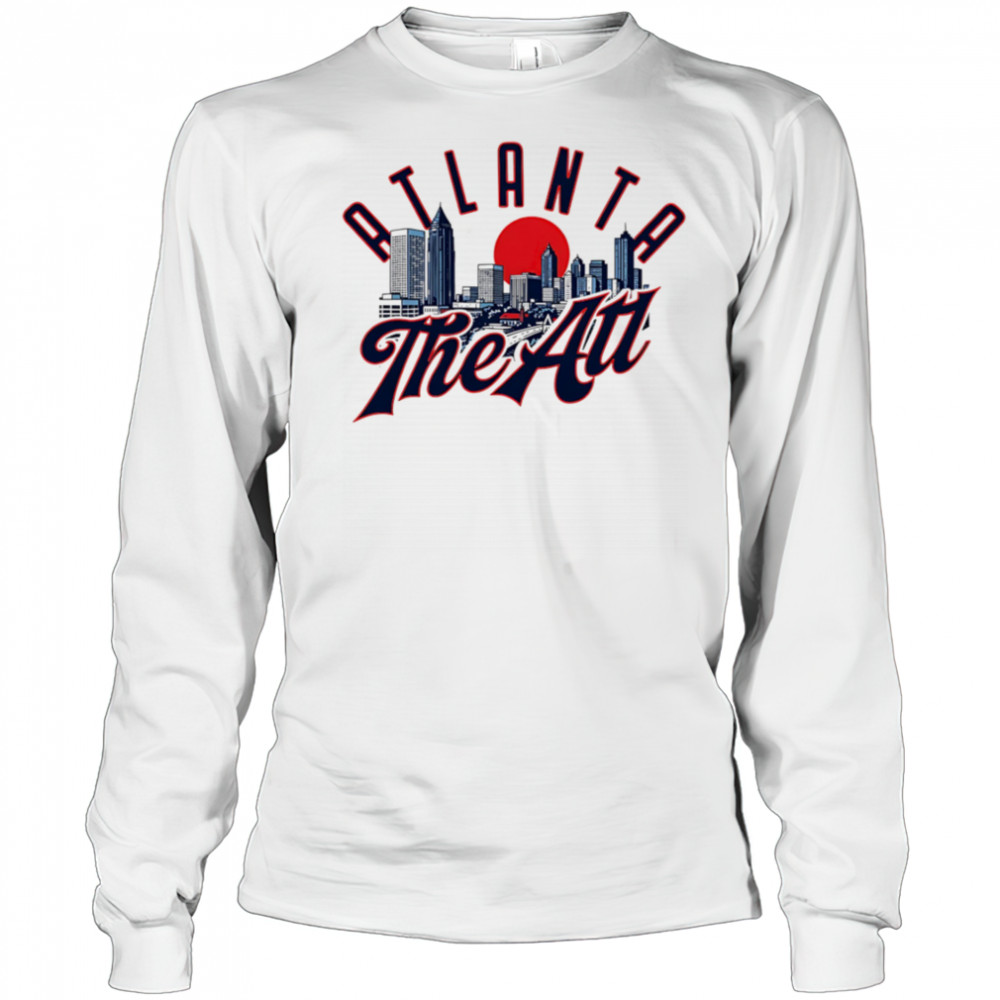 Atlanta The Stl Skyline sunset shirt Long Sleeved