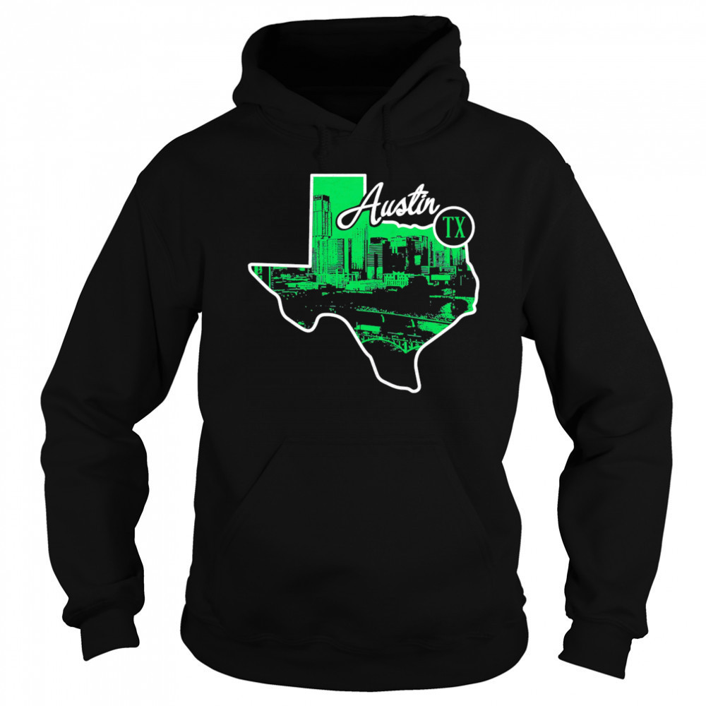Austin State Skyline Map shirt Sweatshirt