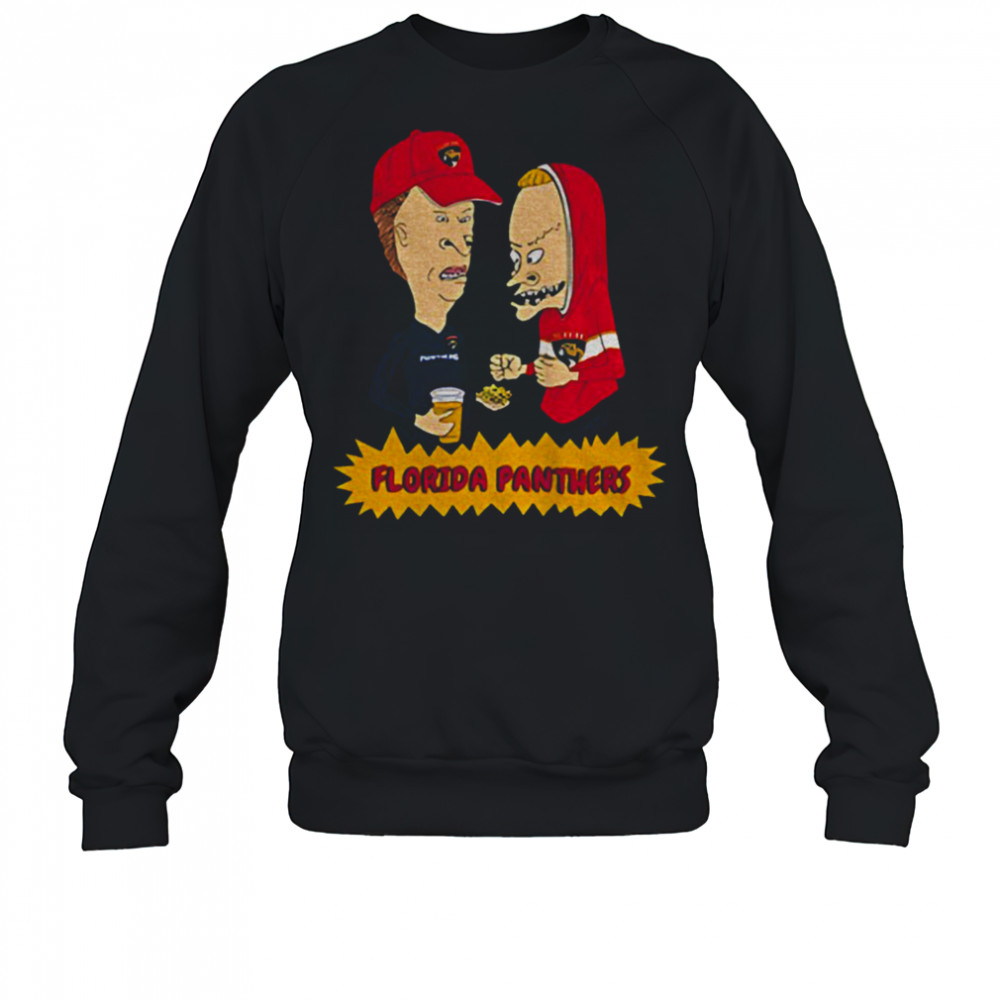 Beavis and Butt Head Florida Panthers NHL Hockey shirt Sweatshirt