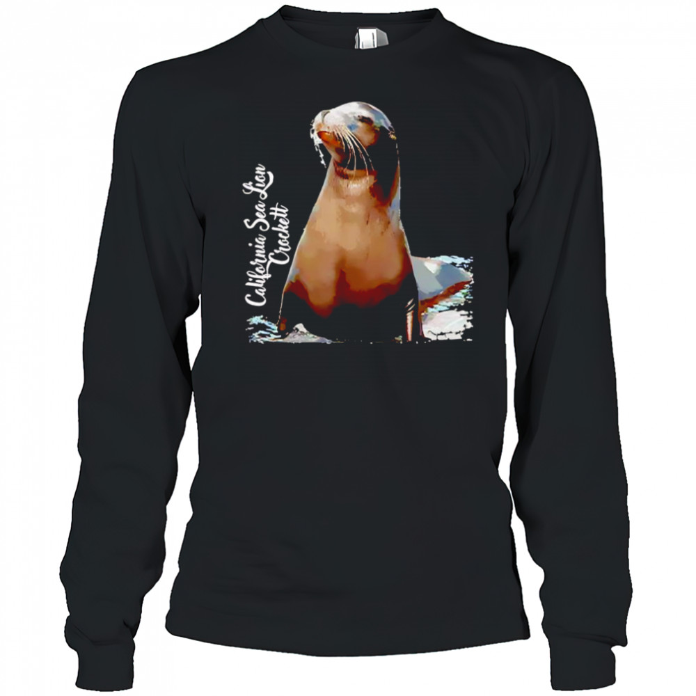 California sea lion crockett shirt Long Sleeved