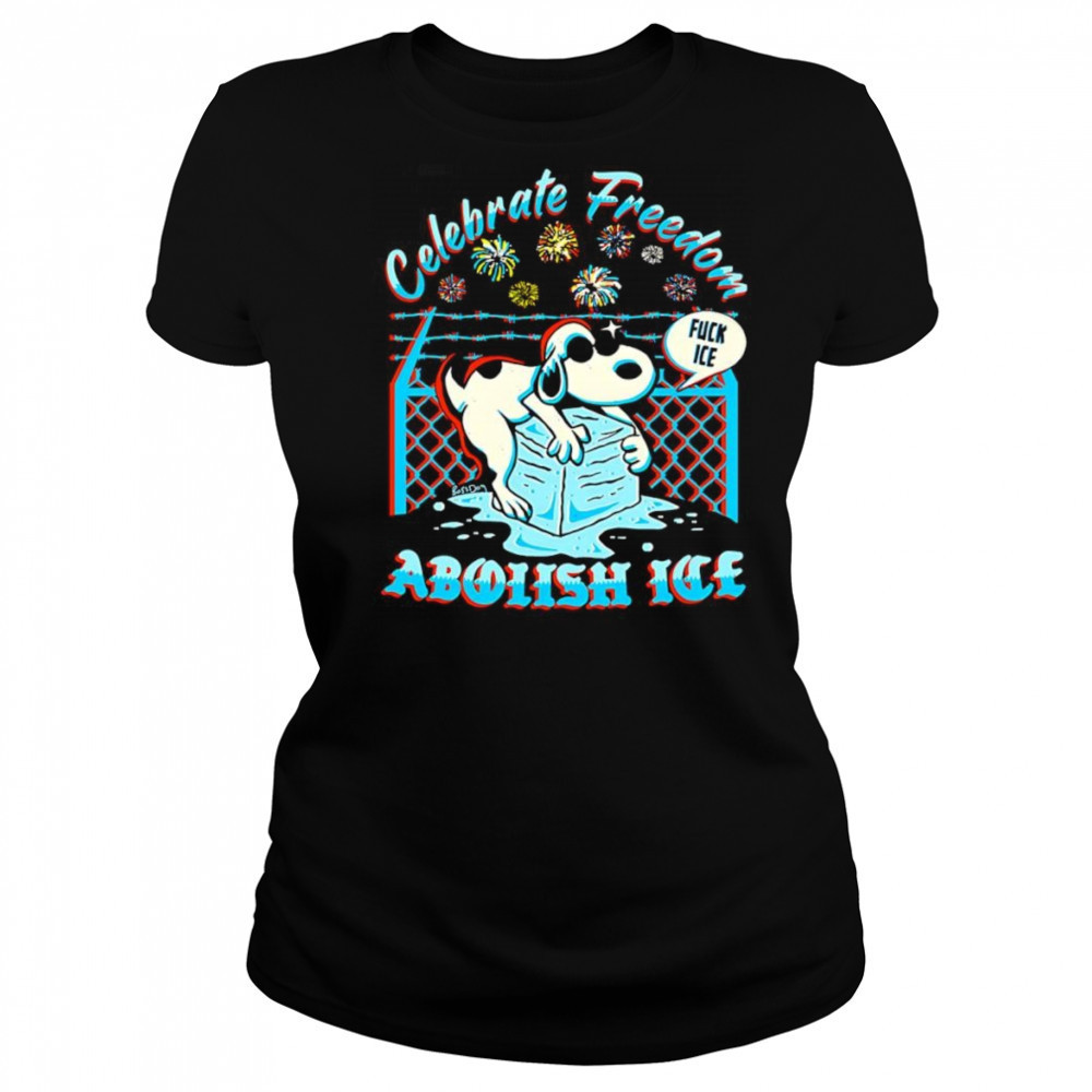 Celebrate freedom abolish ice shirt Women's T-shirt
