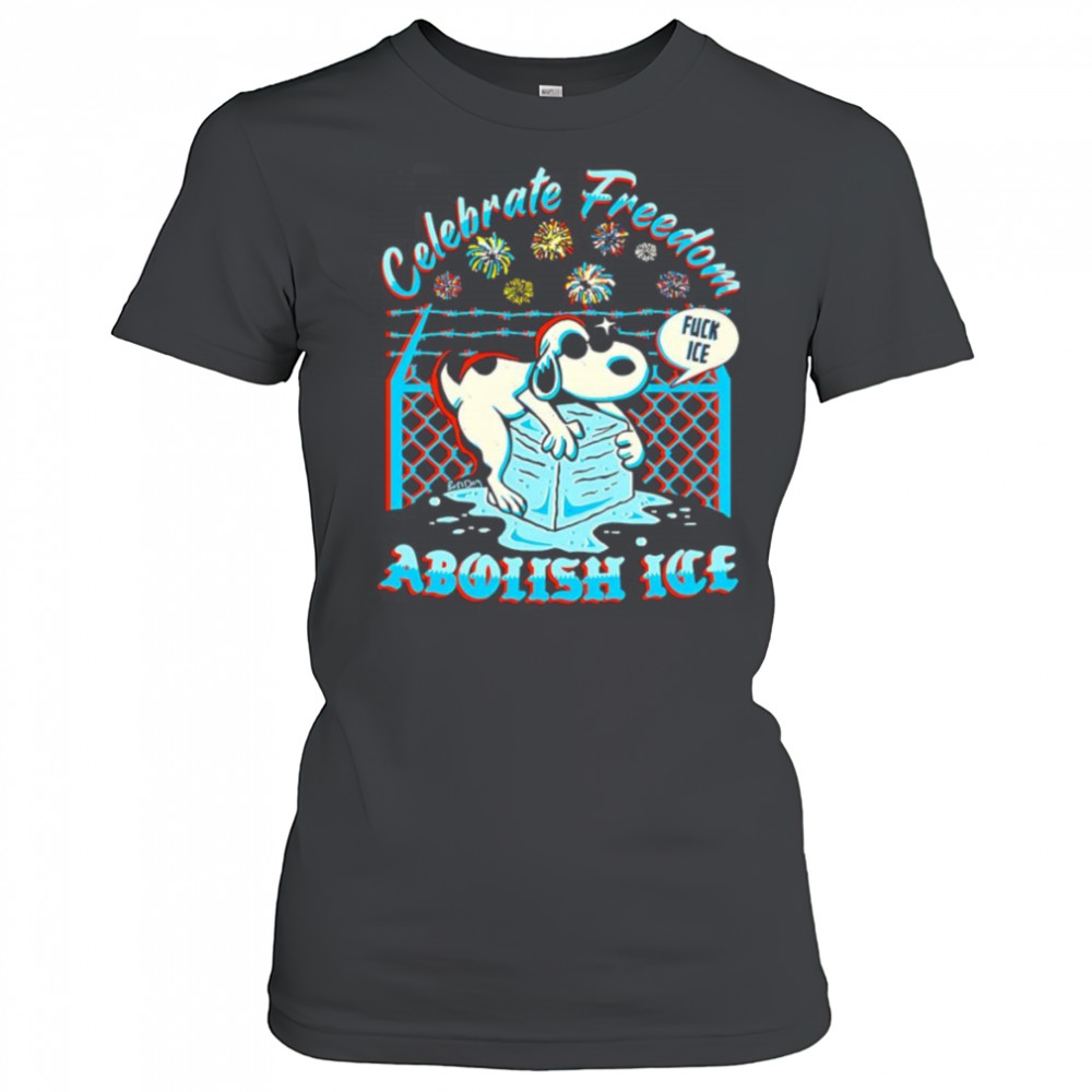 Celebrate freedom abolish ice shirt Women's T-shirt