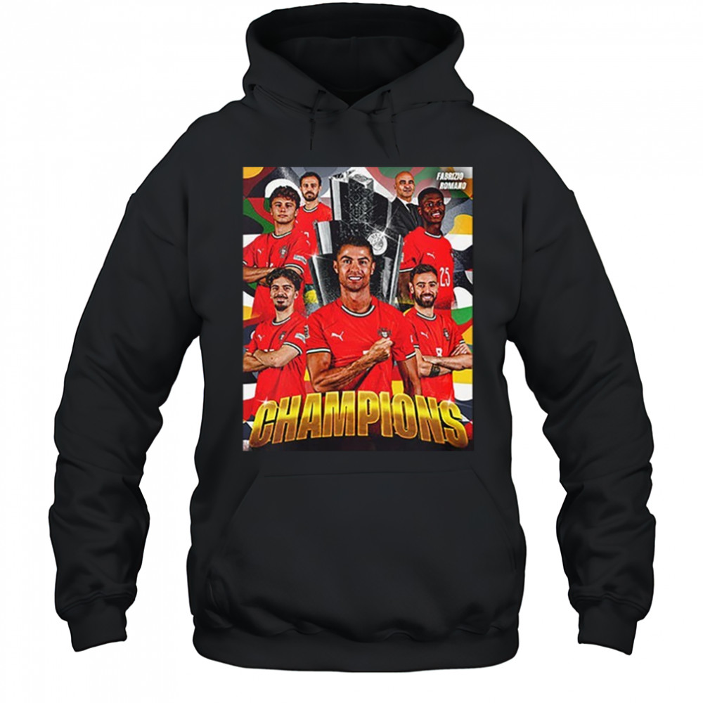 Celebrates Portugal Wins The UEFA Nations League 2025 Shirt Hoodie