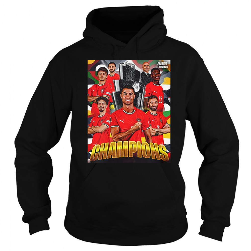 Celebrates Portugal Wins The UEFA Nations League 2025 Shirt Sweatshirt