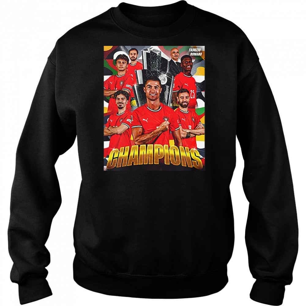 Celebrates Portugal Wins The UEFA Nations League 2025 Shirt Hoodie