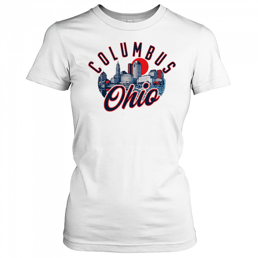 Columbus Ohio Skyline Sunset shirt Women's T-shirt