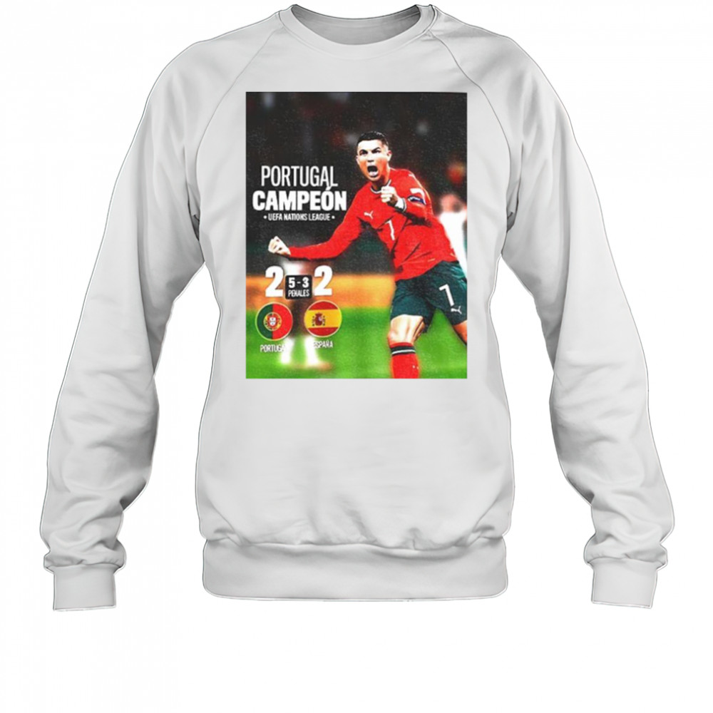 Cristiano Ronaldo Portugal Campeon UEFA Nations League Champions 2025 shirt Sweatshirt