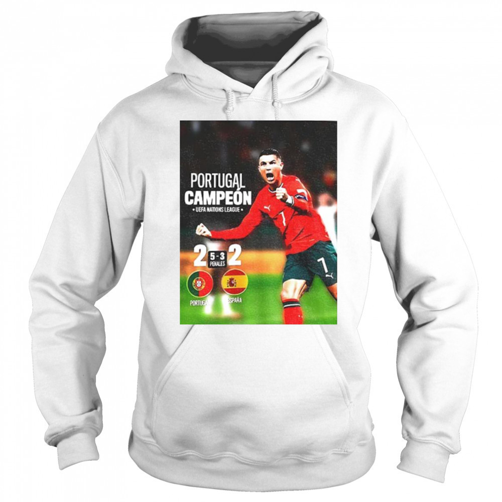Cristiano Ronaldo Portugal Campeon UEFA Nations League Champions 2025 shirt Sweatshirt