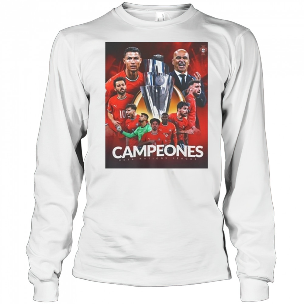 Cristiano Ronaldo Portugal Uefa Nations League 2025 Shirt Long Sleeved