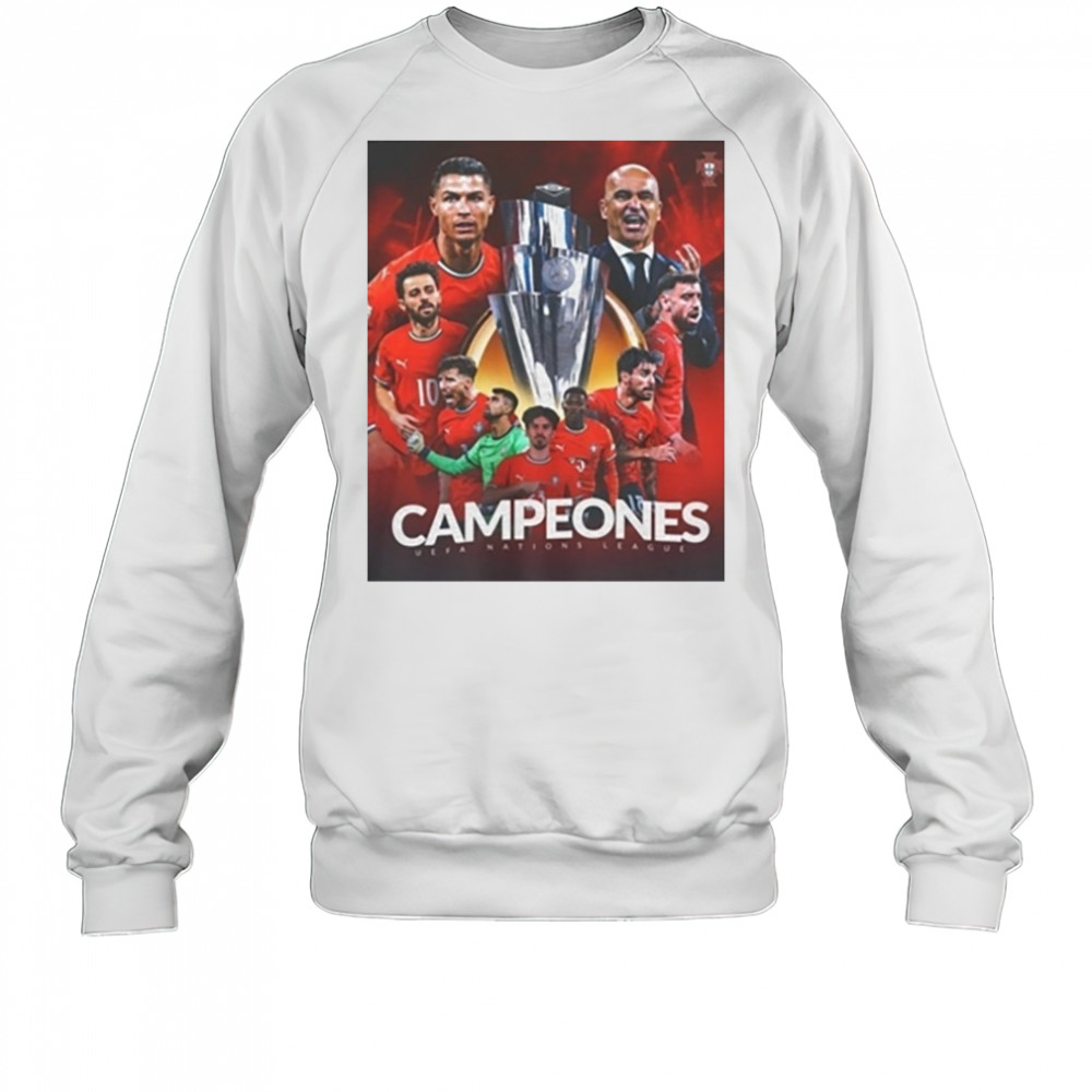 Cristiano Ronaldo Portugal Uefa Nations League 2025 Shirt Sweatshirt