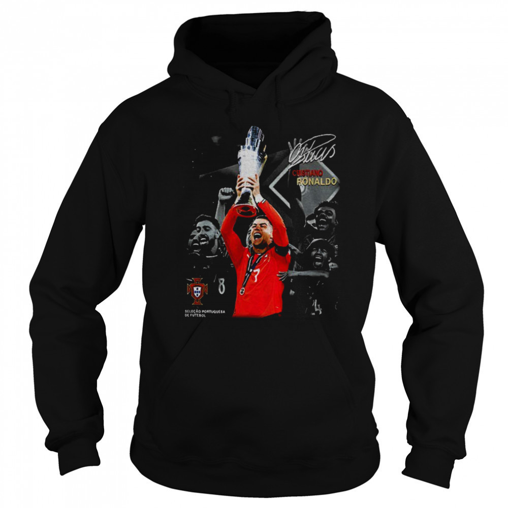 Cristiano Ronaldo Seleção Portuguesa De Futebol UEFA Nations League 2025 signature shirt Sweatshirt