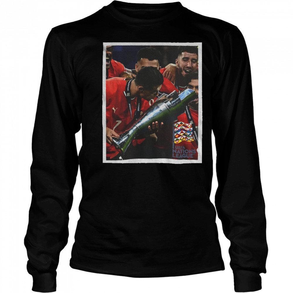 Cristiano Ronaldo UEFA Nations League Champions Victory shirt Long Sleeved