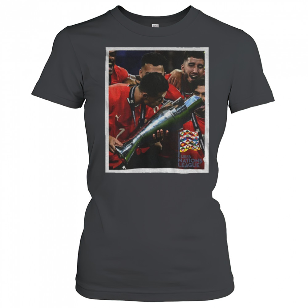 Cristiano Ronaldo UEFA Nations League Champions Victory shirt Women's T-shirt