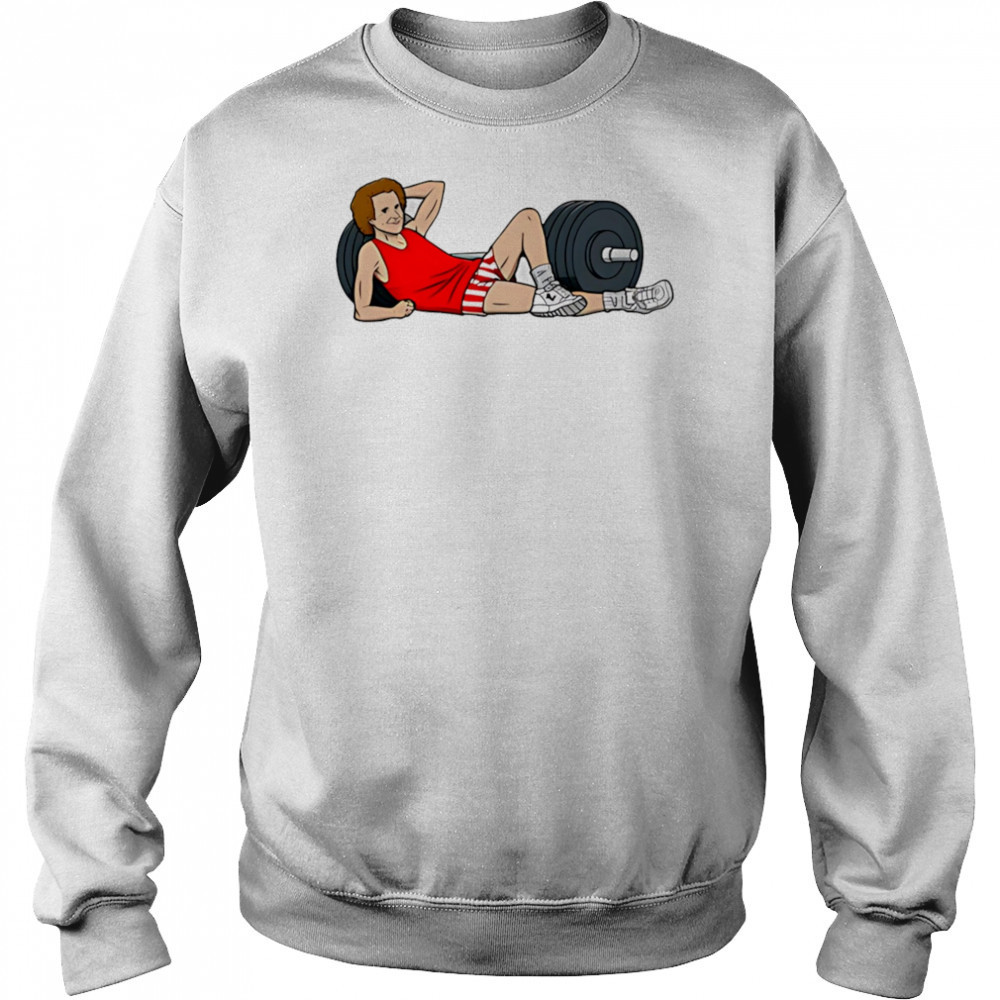 Dadman walking wearing richard simmons gym shirt Hoodie
