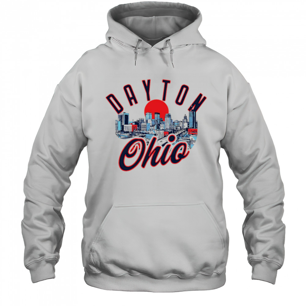 Dayton Ohio Skyline sunset shirt Hoodie