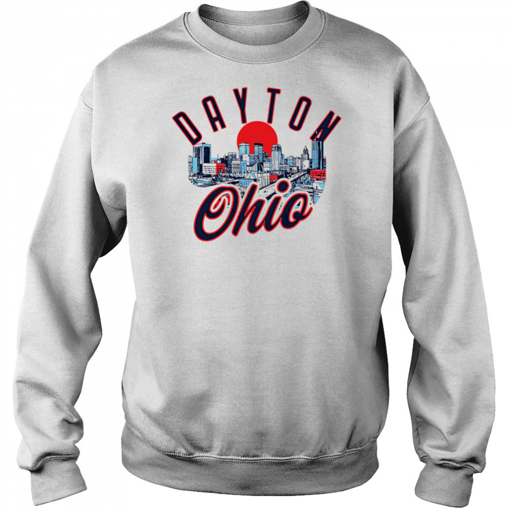 Dayton Ohio Skyline sunset shirt Hoodie