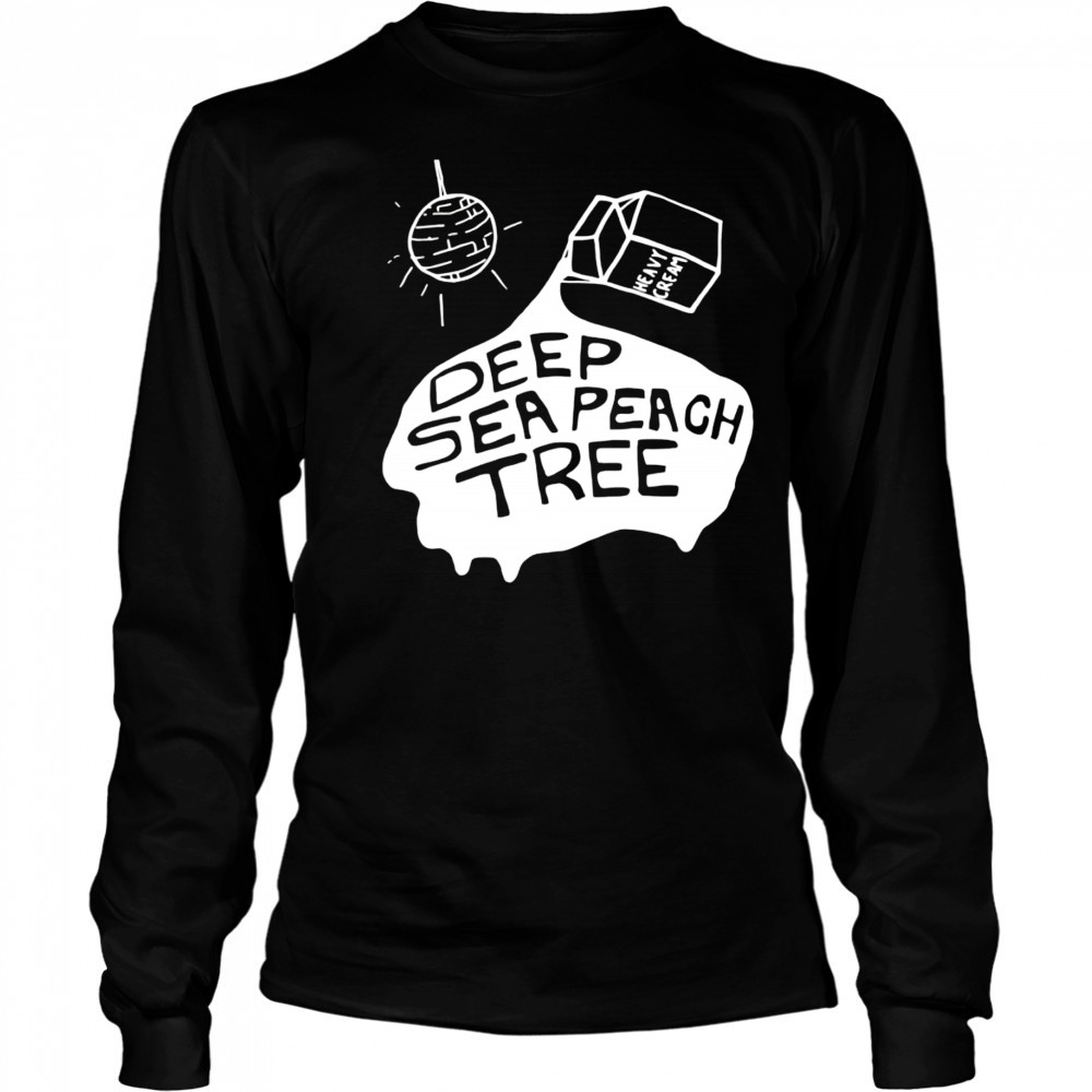 Deep Sea Peach Tree logo shirt Long Sleeved