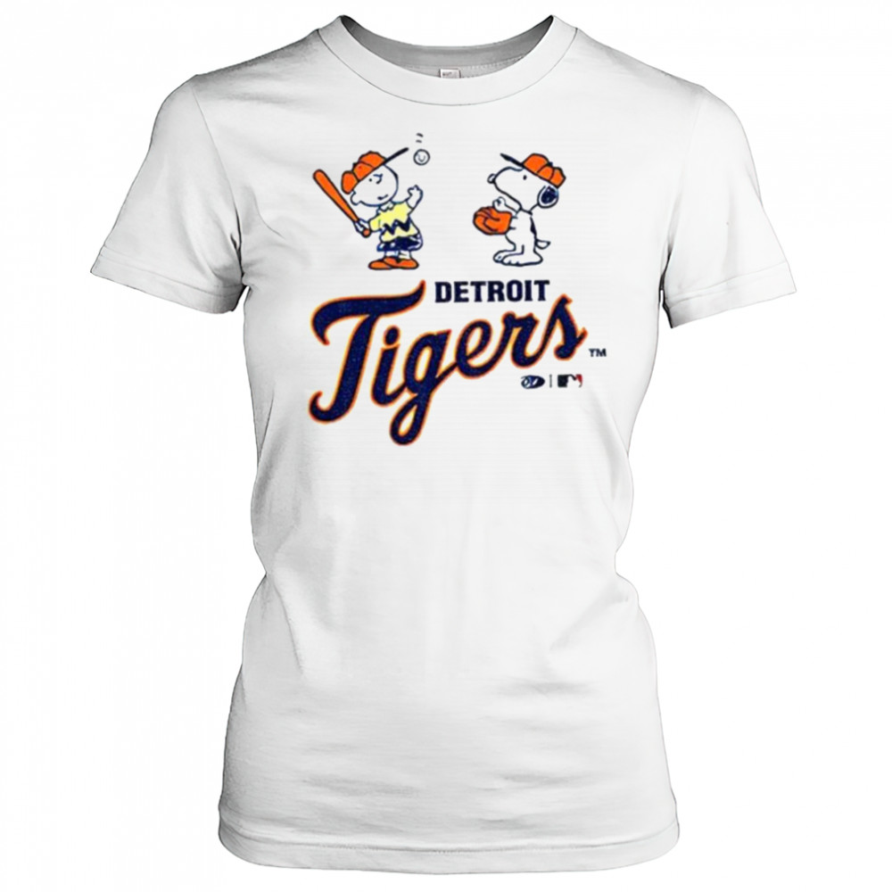 Detroit Tigers baseball Peanuts Snoopy shirt Women's T-shirt